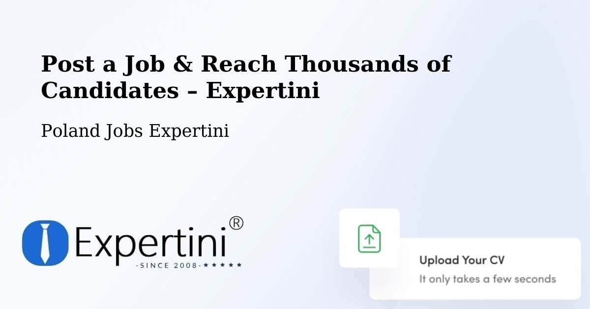 Post a Job in Stargard – Hire the Right Talent - Stargard, Poland Jobs Expertini